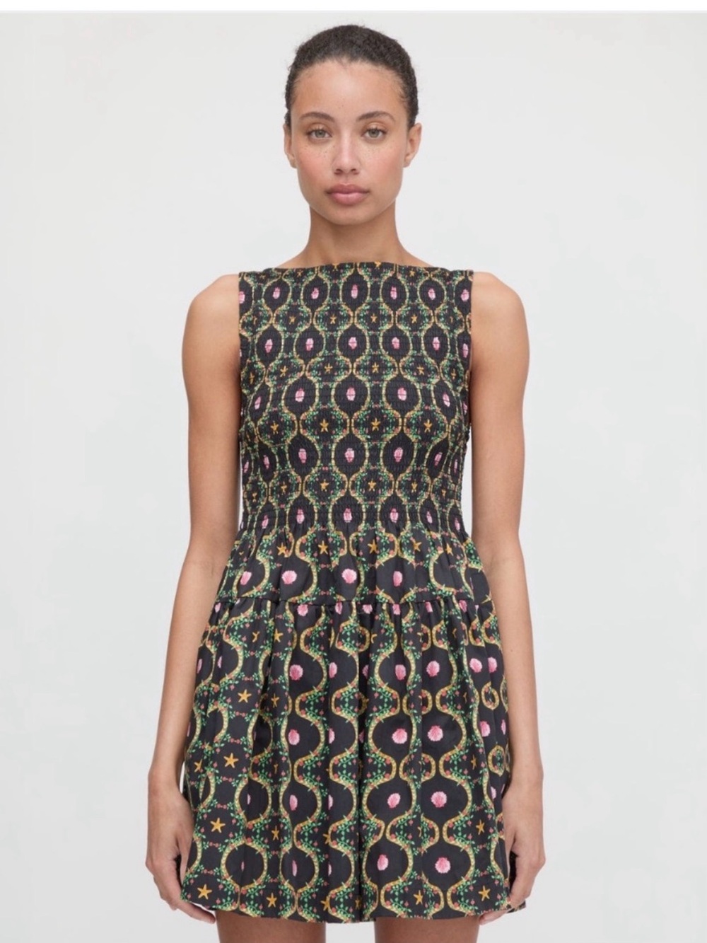Hill House Cisco Trellis Mini Dress
